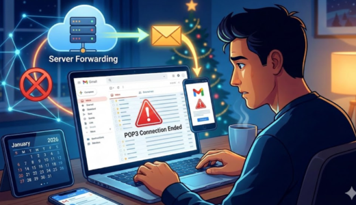 【緊急】Gmailで外部メールが見れなくなる？2026年1月POP終了の影響と「転送設定」での完全回避策