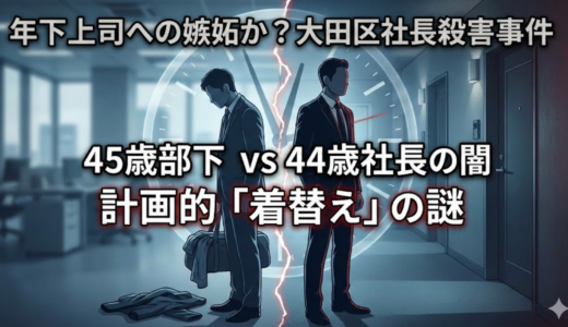 山中正裕の勤務先会社はどこ？河嶋明宏社長との確執は「年下上司」への嫉妬か【大田区殺人】