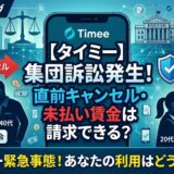 【タイミー集団訴訟】直前キャンセルの未払い賃金は自分も請求できるの？今後のアプリ審査厳格化の可能性も徹底解説