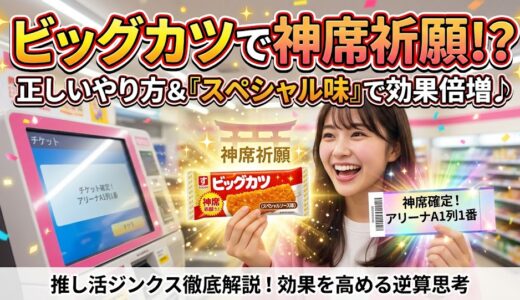ビッグカツで神席祈願！チケット発券時の正しいやり方と「効果倍増の味」を徹底解説